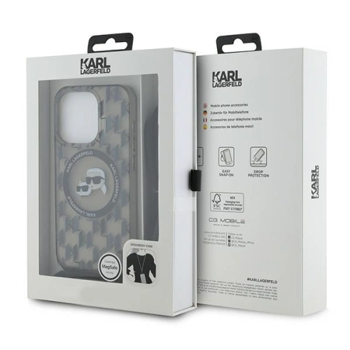 Kup Etui Karl Lagerfeld KLHMP15XHCKCKLCK Apple iPhone 15 Pro Max hardcase IML Crossbody Monogram Karl & Choupette Head MagSafe černý/black - KLD2103 - {ean13} - Sklep Home Screen