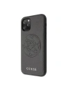 Kup Guess Apple Tasche GUHCN65RSSASBK iPhone 11 Pro Max schwarz/schwarz Hartschale Saffiano 4G Circle Logo - GUE290BLK - {ean13} - Sklep Home Screen