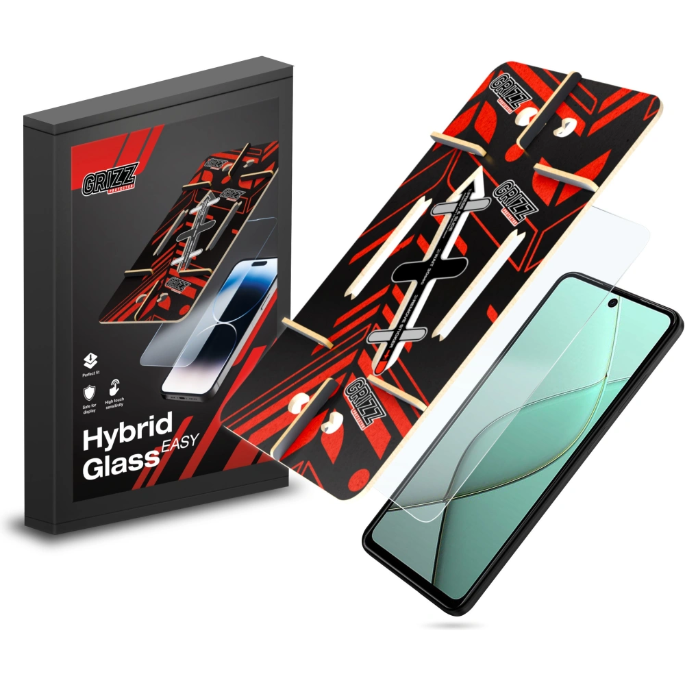 Szkło hybrydowe GrizzGlass HybridGlass Easy do Tecno Spark 20 Pro 5G