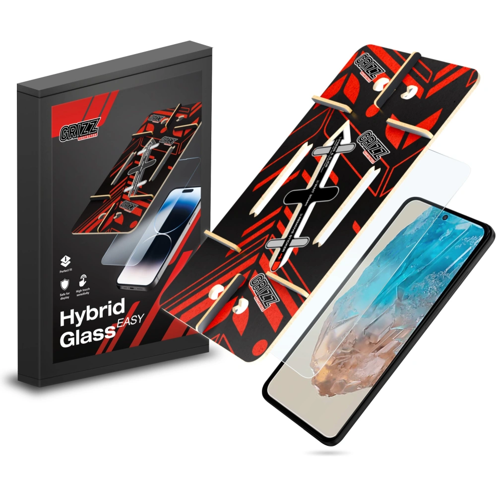 Szkło hybrydowe GrizzGlass HybridGlass Easy do Samsung Galaxy M35