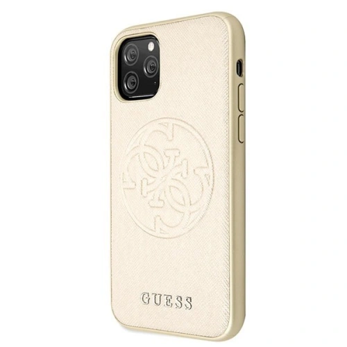 Kup Etui Guess GUHCN65RSSASGO Apple iPhone 11 Pro Max arany/hardver Saffiano 4G Circle Logo - GUE291GLD - {ean13} - Sklep Home Screen