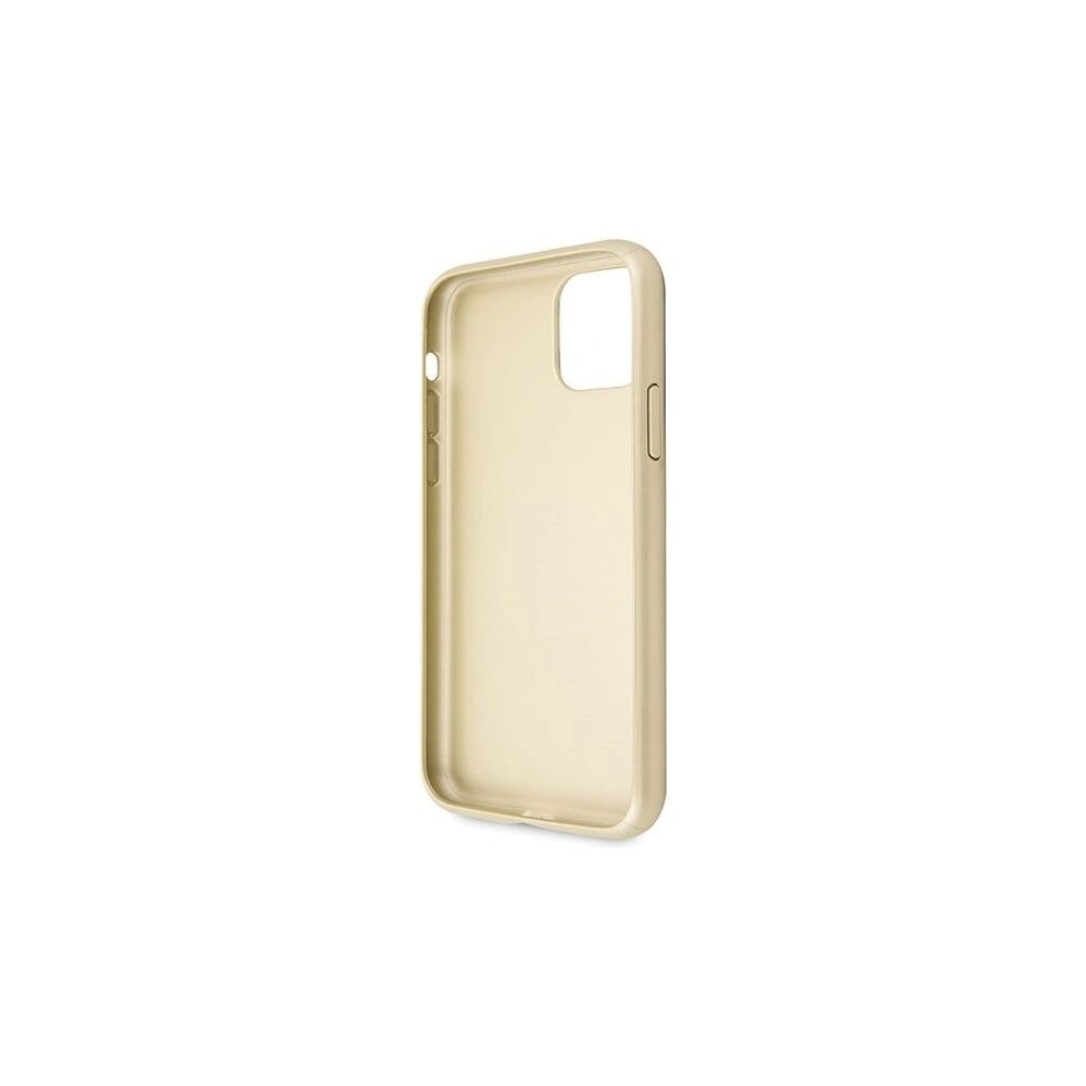 Etui Guess GUHCN65RSSASGO Apple iPhone 11 Pro Max złoty/gold hard case Saffiano 4G Circle Logo