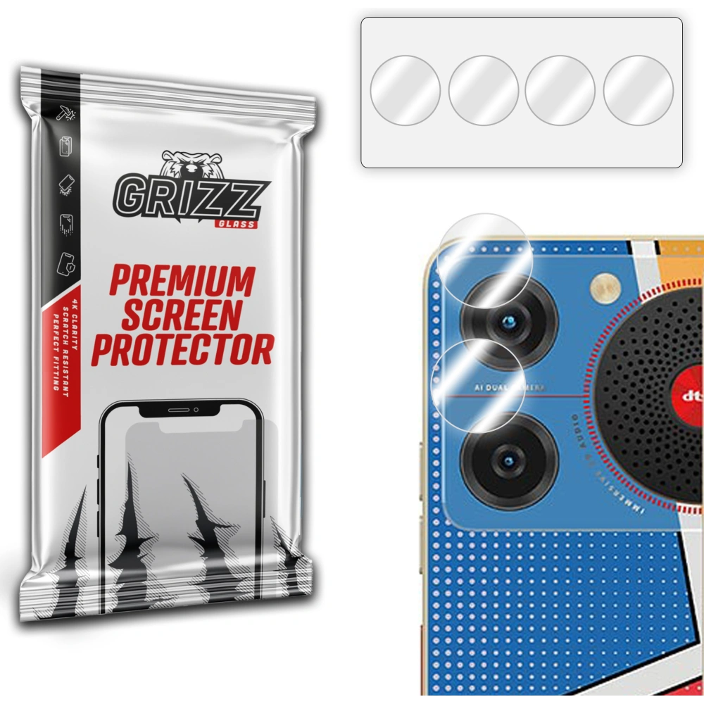 Szkło na aparat GrizzGlass HybridGlass Camera do Nubia Music