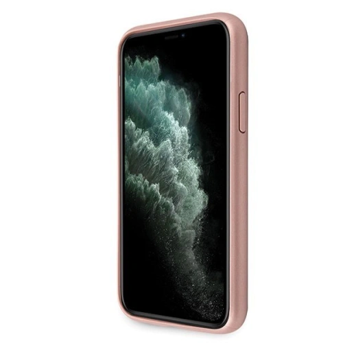 Kup Etui Guess GUHCN65RSSASRG Apple iPhone 11 Pro Max růžový/pink tvrdý kryt Saffiano 4G Circle Logo - GUE292PNK - {ean13} - Sklep Home Screen