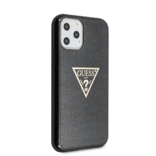 Kup Husă Guess GUHCN65SGTLBK Apple iPhone 11 Pro Max negru/black hard case Glitter Triangle - GUE293BLK - {ean13} - Sklep Home Screen