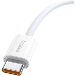Buy USB-C / USB-C cable Baseus Superior 2 100W 1m white - BSU4906 - {ean13} - Home Screen Store Europe