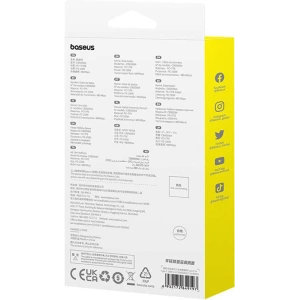 Buy USB-C / USB-C cable Baseus Superior 2 100W 1m white - BSU4906 - {ean13} - Home Screen Store Europe