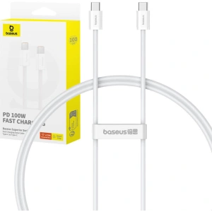 Kup Kabel USB-C / USB-C Baseus Superior 2 100W 1m weiß - BSU4906 - {ean13} - Sklep Home Screen