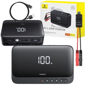 Buy Baseus Super Energy Car Jump Starter / Powerbank 600A black - BSU4909 - {ean13} - Home Screen Store Europe