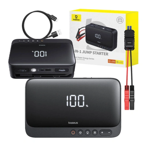 Kup Rozstarter / powerbank Baseus Super Energy Car Jump Starter 600A negru - BSU4909 - {ean13} - Sklep Home Screen