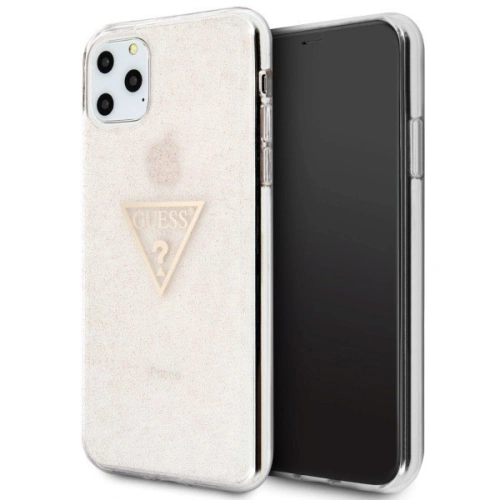 Kup Etui Guess GUHCN65SGTLPI Apple iPhone 11 Pro Max różowy/pink hard case Glitter Triangle - GUE295PNK - {ean13} - Sklep Home Screen