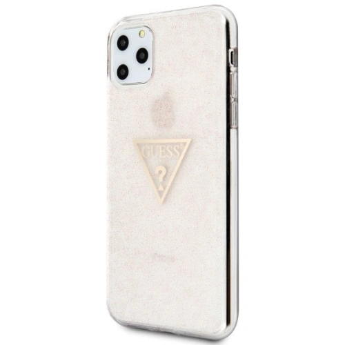 Kup Etui Guess GUHCN65SGTLPI Apple iPhone 11 Pro Max różowy/pink hard case Glitter Triangle - GUE295PNK - {ean13} - Sklep Home Screen