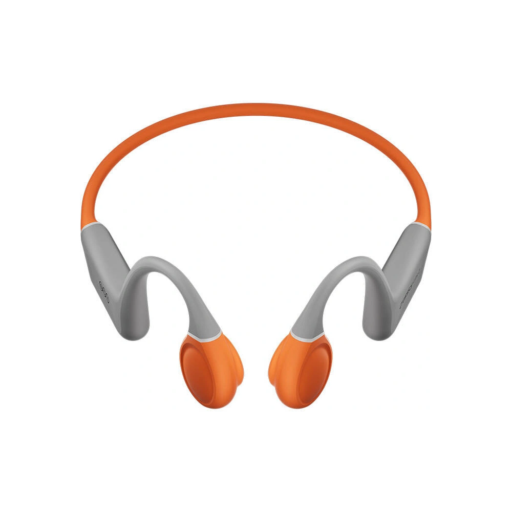 Słuchawki bezprzewodowe open ear QCY T25 IPX5 Bluetooth 5.3 szaro-pomarańczowe