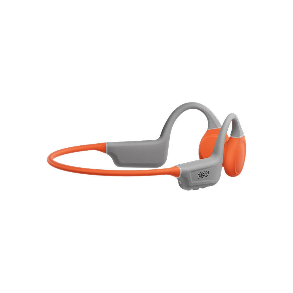 Słuchawki bezprzewodowe open ear QCY T25 IPX5 Bluetooth 5.3 szaro-pomarańczowe