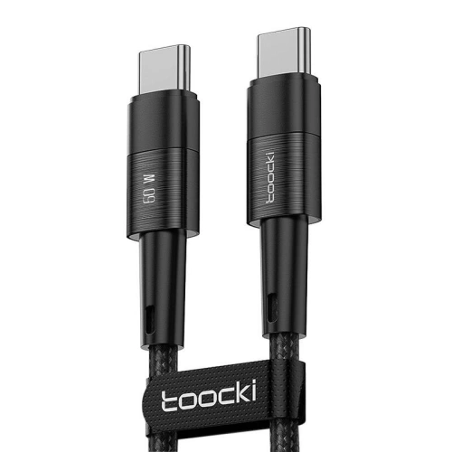 Kup Kábel Toocki TXCTT2-YS03 USB-C / USB-C 1m FC 60W fekete - TCK133 - {ean13} - Sklep Home Screen