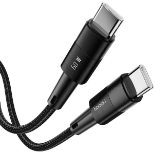 Kup Kabel Toocki TXCTT2-YS03 USB-C / USB-C 1m FC 60W schwarz - TCK133 - {ean13} - Sklep Home Screen