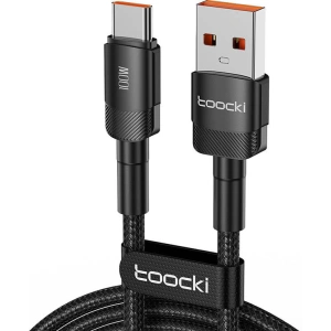 Kup Cablul Toocki TXCT-HY01 USB-A / USB-C 1m FC 100W negru - TCK134 - {ean13} - Sklep Home Screen