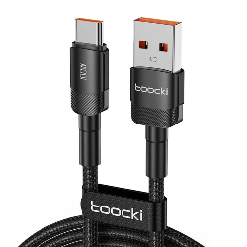 Kup Kábel Toocki TXCT-HY01 USB-A / USB-C 1m FC 100W fekete - TCK134 - {ean13} - Sklep Home Screen