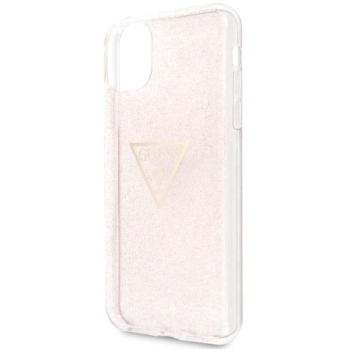 Kup Etui Guess GUHCN65SGTLPI Apple iPhone 11 Pro Max różowy/pink hard case Glitter Triangle - GUE295PNK - {ean13} - Sklep Home Screen