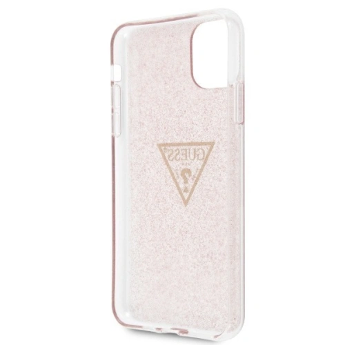 Kup Etui Guess GUHCN65SGTLPI Apple iPhone 11 Pro Max rózsaszín/pink kemény tok Glitter Triangle - GUE295PNK - {ean13} - Sklep Home Screen
