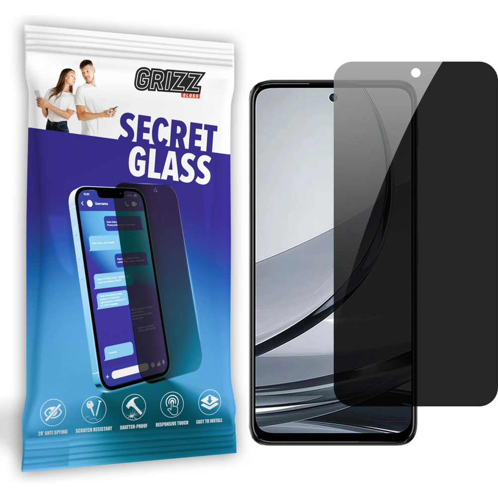 Matowe szkło prywatyzujące GrizzGlass SecretGlass do Nubia Focus Pro