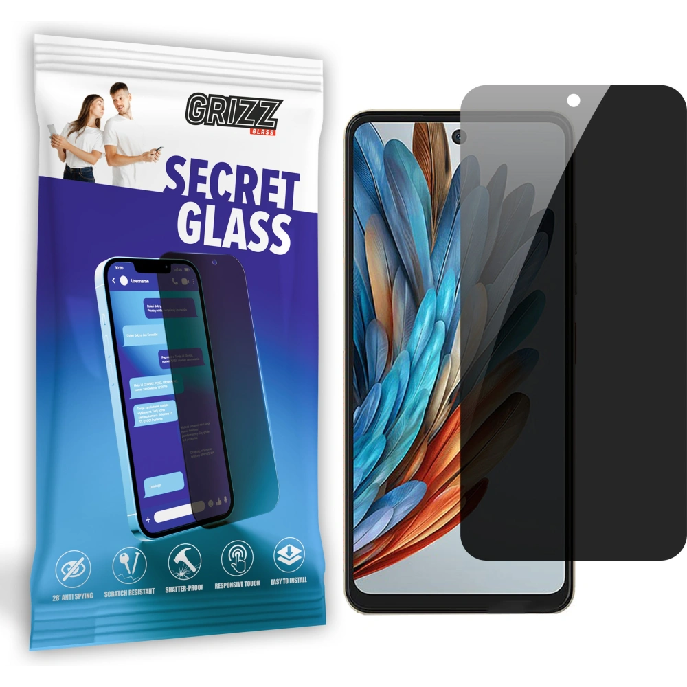 Matowe szkło prywatyzujące GrizzGlass SecretGlass do Nubia Music