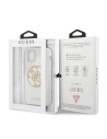 Kup Etui Guess GUHCN65TPUWHGLG Apple iPhone 11 Pro Max bílý/white hard case Glitter 4G Circle Logo - GUE298WHT - {ean13} - Sklep Home Screen
