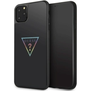 Etui Guess GUHCN65TRMLBK Apple iPhone 11 Pro Max czarny/black hard case Triangle Glitter