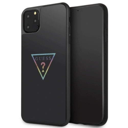 Kup Guess Apple Tasche GUHCN65TRMLBK iPhone 11 Pro Max schwarz/schwarz Hartschalenetui Triangle Glitter - GUE299BLK - {ean13} - Sklep Home Screen