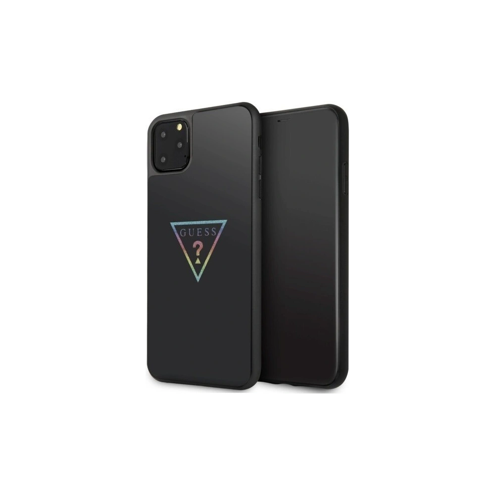 Etui Guess GUHCN65TRMLBK Apple iPhone 11 Pro Max czarny/black hard case Triangle Glitter