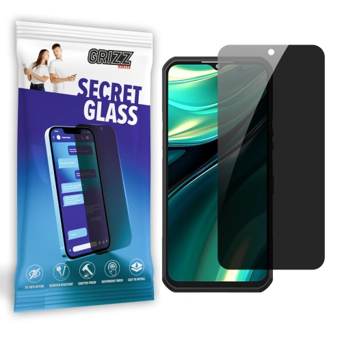 Matowe szkło prywatyzujące GrizzGlass SecretGlass do Oukitel WP39