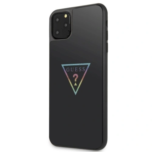 Kup Guess Apple Tasche GUHCN65TRMLBK iPhone 11 Pro Max schwarz/schwarz Hartschalenetui Triangle Glitter - GUE299BLK - {ean13} - Sklep Home Screen