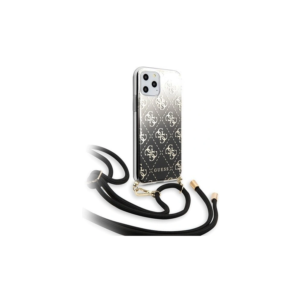 Etui Guess GUHCN65WO4GBK Apple iPhone 11 Pro Max czarny/black hard case 4G Gradient