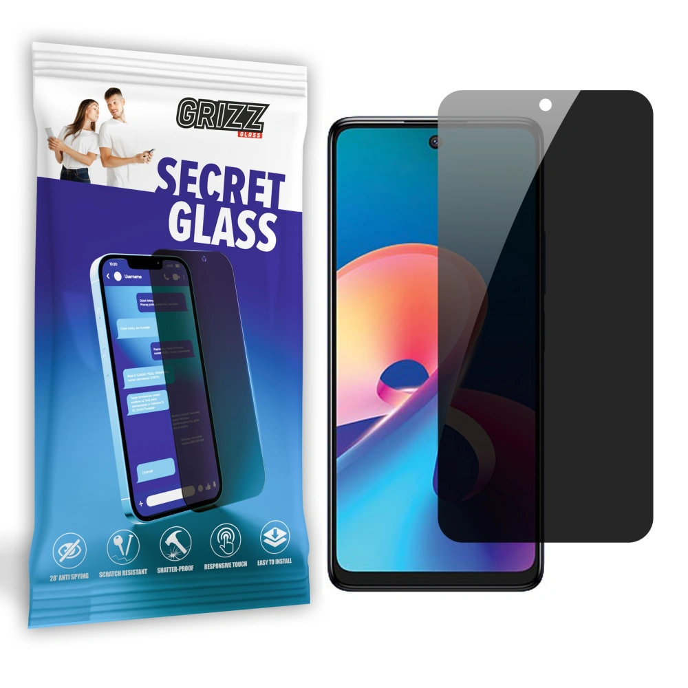 Matowe szkło prywatyzujące GrizzGlass SecretGlass do TCL 50 XE