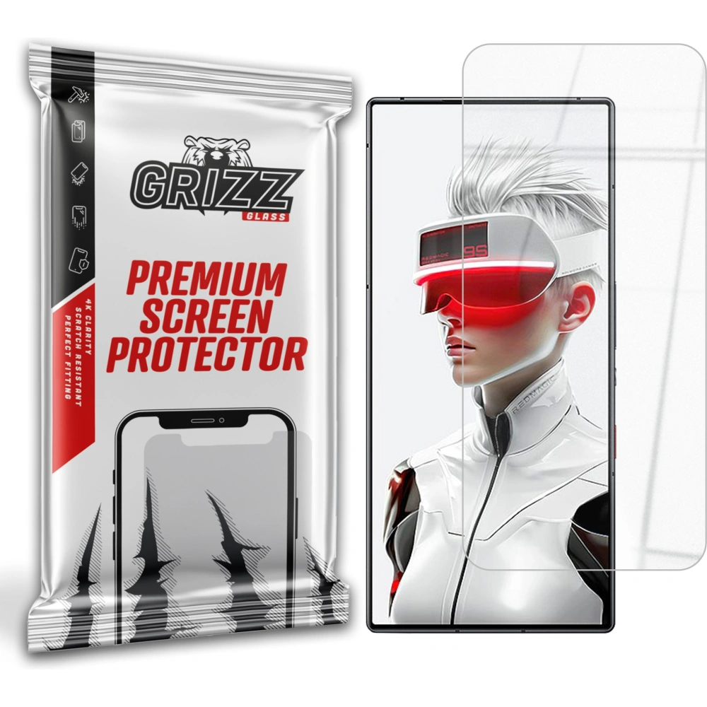 Szkło hybrydowe GrizzGlass HybridGlass do ZTE nubia Red Magic 9S Pro Plus