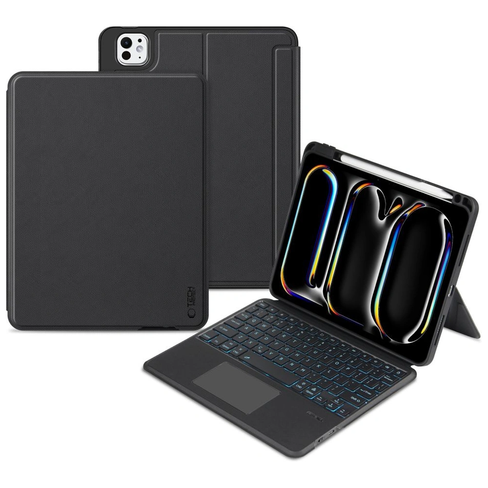 Etui Tech-Protect SmartCase Mag Pen + Keyboard Apple iPad Pro 11" 2024 (5. generacji) Black