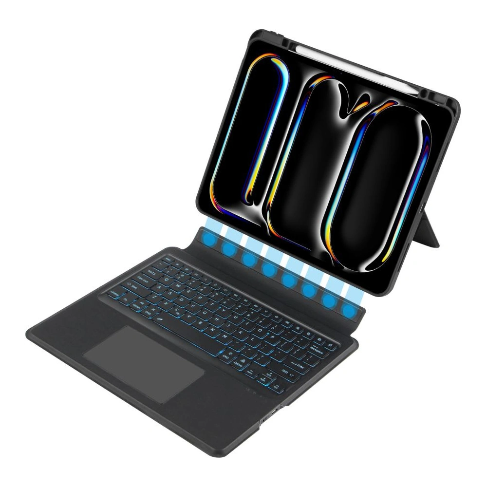 Etui Tech-Protect SmartCase Mag Pen + Keyboard Apple iPad Pro 13" 2024 (7. generacji) / 2025 (8. generacji) Black
