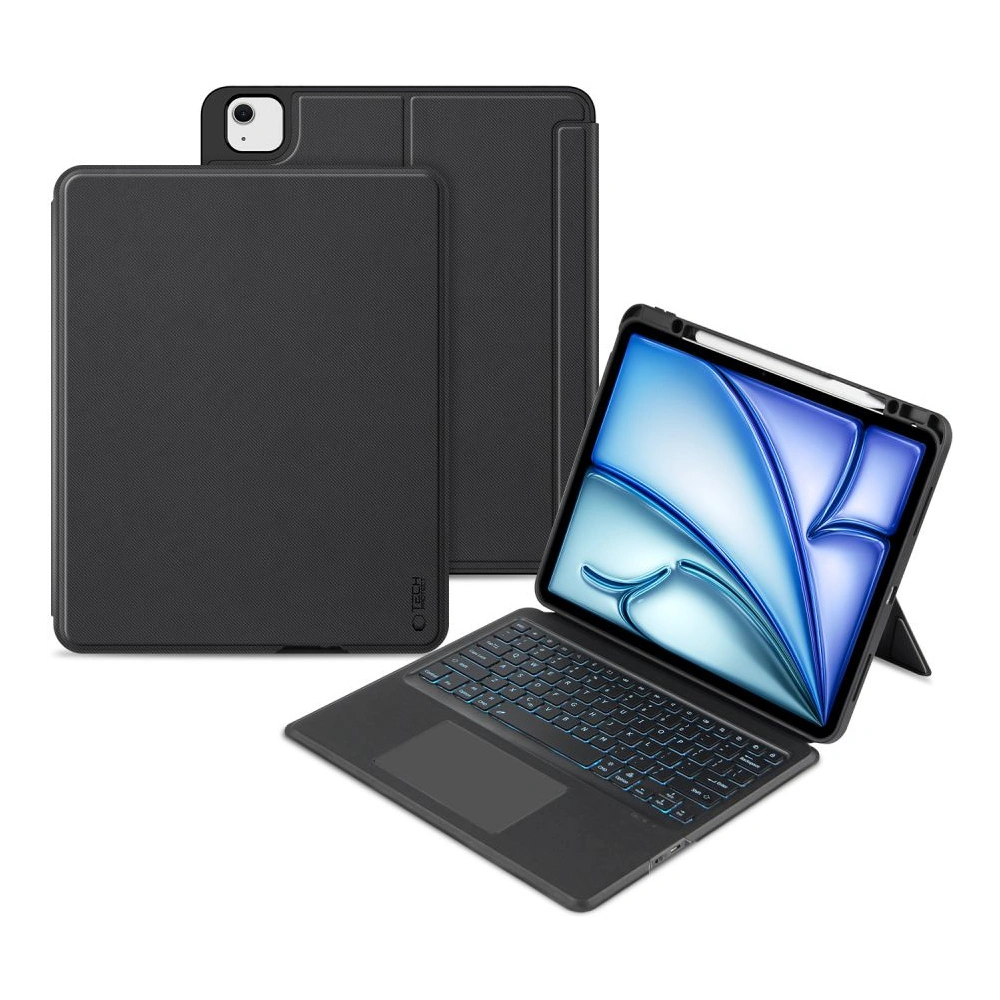 Etui Tech-Protect SmartCase Mag Pen + Keyboard Apple iPad Air 13" 2024 (6. generacji) Black