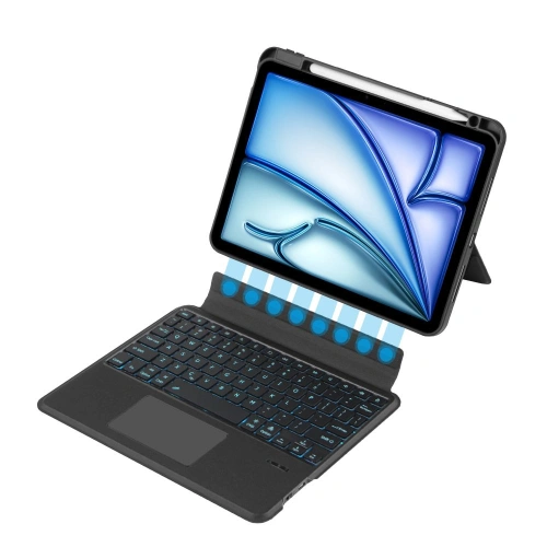 Kup Etui Tech-Protect SmartCase Mag Pen + Keyboard Apple iPad Air 10.9 2020/2022 (4. i 5. generacji) / iPad Air 11 2024 (6. generacji) Black - THP2908 - {ean13} - Sklep Home Screen