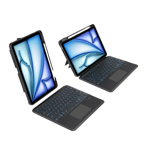 Kup Etui Tech-Protect SmartCase Mag Pen + Keyboard Apple iPad Air 10.9 2020/2022 (4. i 5. generacji) / iPad Air 11 2024 (6. generacji) Black - THP2908 - {ean13} - Sklep Home Screen