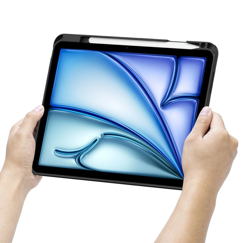 Etui Tech-Protect SmartCase Mag Pen + Keyboard Apple iPad Air 10.9 2020/2022 (4. i 5. generacji) / iPad Air 11 2024 (6. generacji) Black