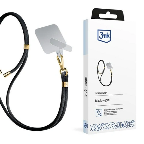 Buy 3MK EasyClip Black gold phone lanyard - 3MK6163 - {ean13} - Home Screen Store Europe