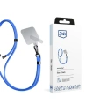 3MK EasyClip Blue black phone lanyard