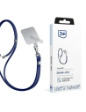 3MK EasyClip Dark Blue silver phone lanyard