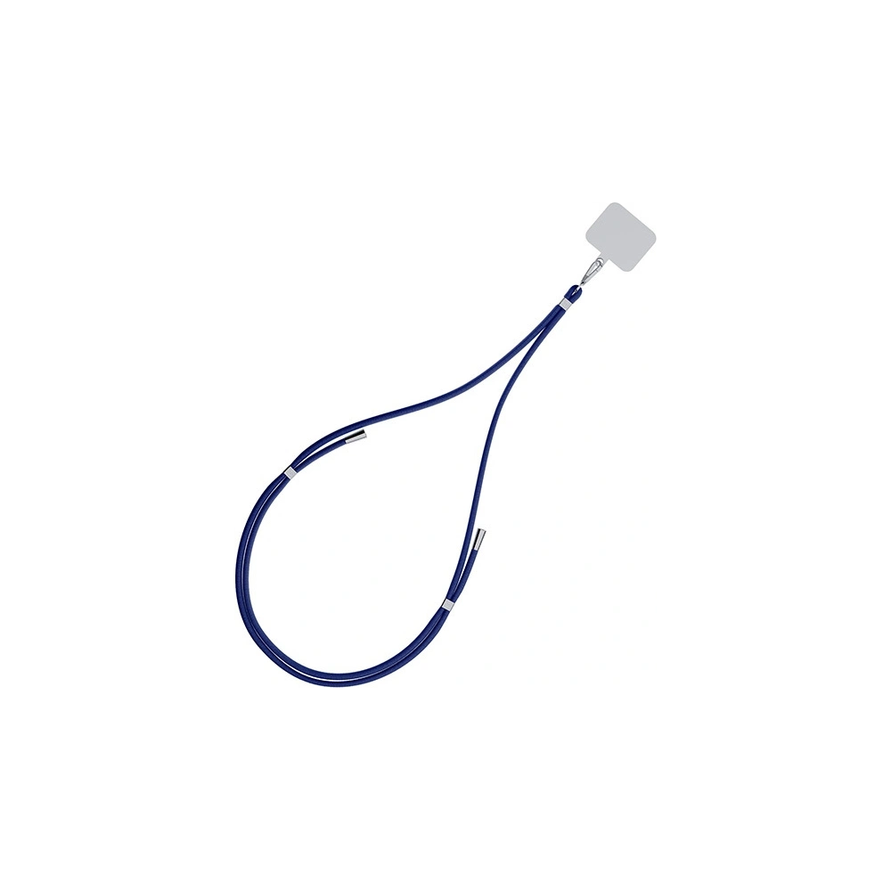 Smycz do telefonu 3MK EasyClip Dark Blue silver