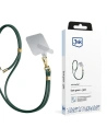 Sfoară pentru telefon 3MK EasyClip Verde Întunecat aurie