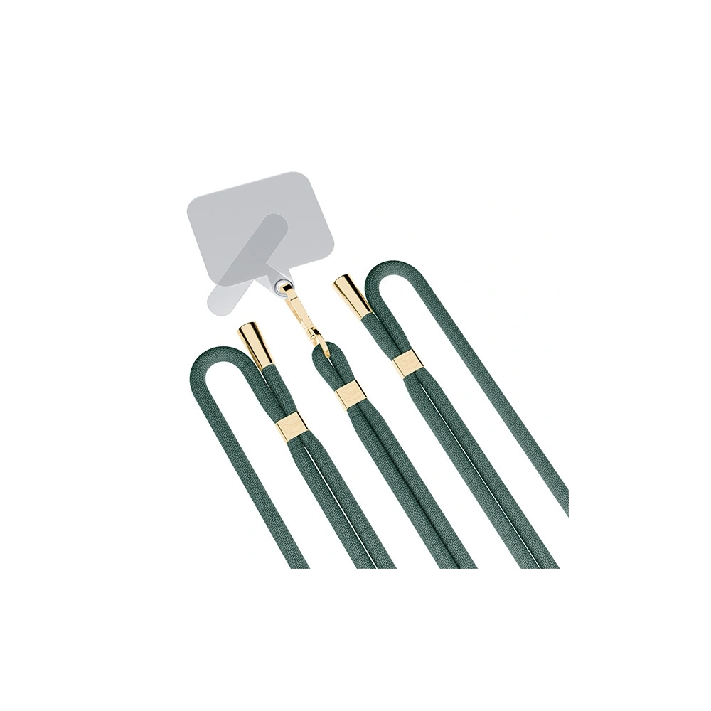 Smycz do telefonu 3MK EasyClip Dark Green gold