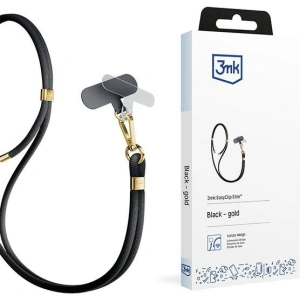 Kup Smycz do telefonu 3MK EasyClip Elite Black gold - 3MK6167 - {ean13} - Sklep Home Screen