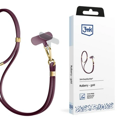 Kup Smyč do telefonu 3MK EasyClip Elite Mulberry gold - 3MK6169 - {ean13} - Sklep Home Screen