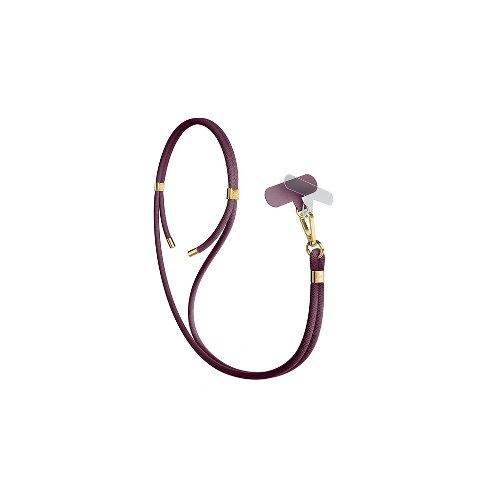 Smycz do telefonu 3MK EasyClip Elite Mulberry gold
